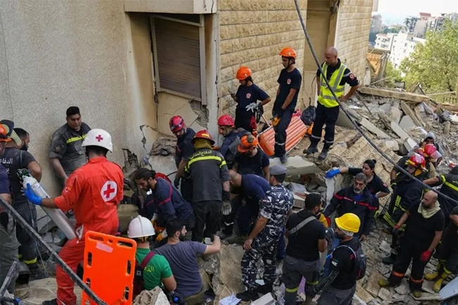 Body of Sri Lankan woman recovered from rubble of collapsed building in Lebanon