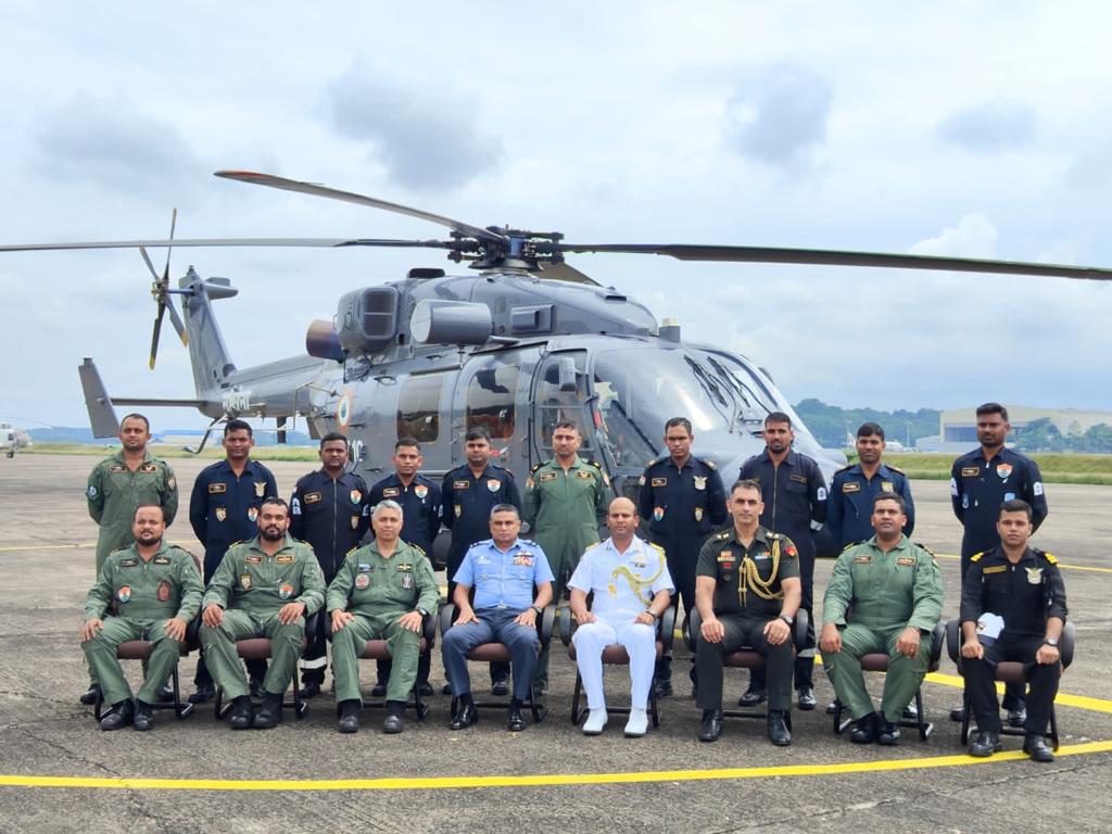 Indian Navy’s Advanced Light Helicopter in Sri Lanka