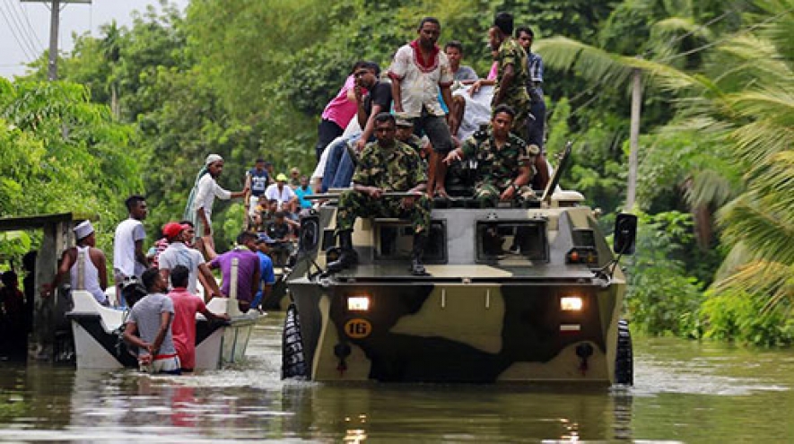 Sri Lanka Army deploys 600 personnel for flood relief in Matara