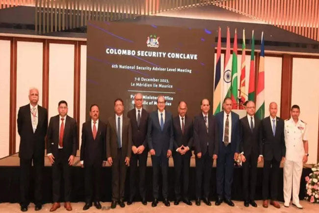 India, Mauritius, Sri Lanka participates in 6th NSA-level meeting of Colombo Security Conclave