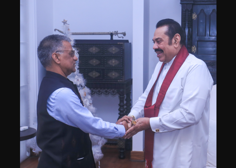 Farewell Call by Outgoing Indian High Commissioner Gopal Baglay on Former President Mahinda Rajapaksa