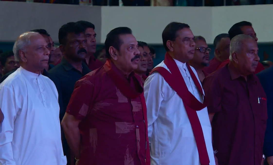 Former President Mahinda Rajapaksa Unanimously Re-elected as SLPP Party Leader