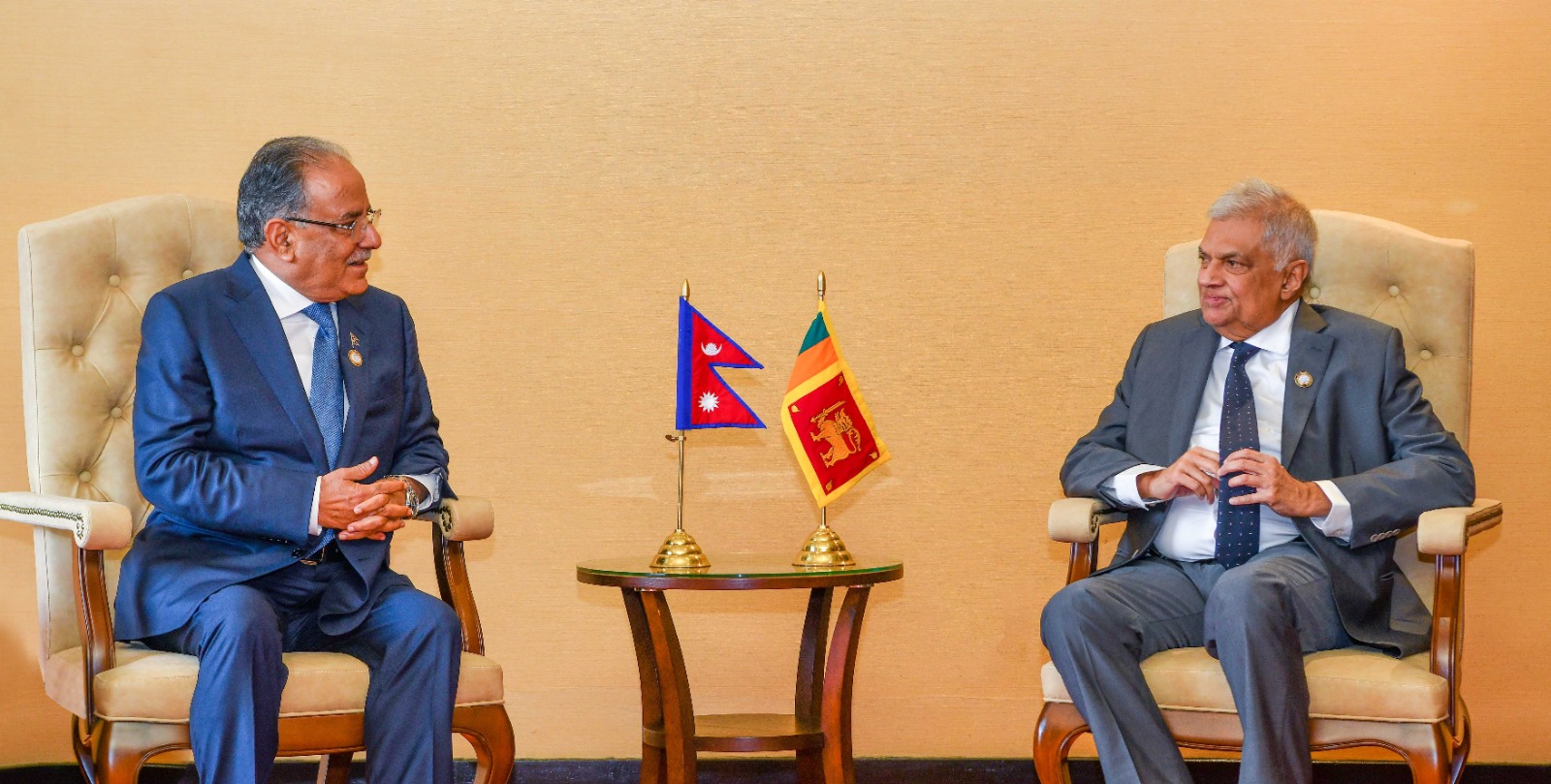 High-Level meeting between the President Wickremesinghe and Nepal Prime Minister