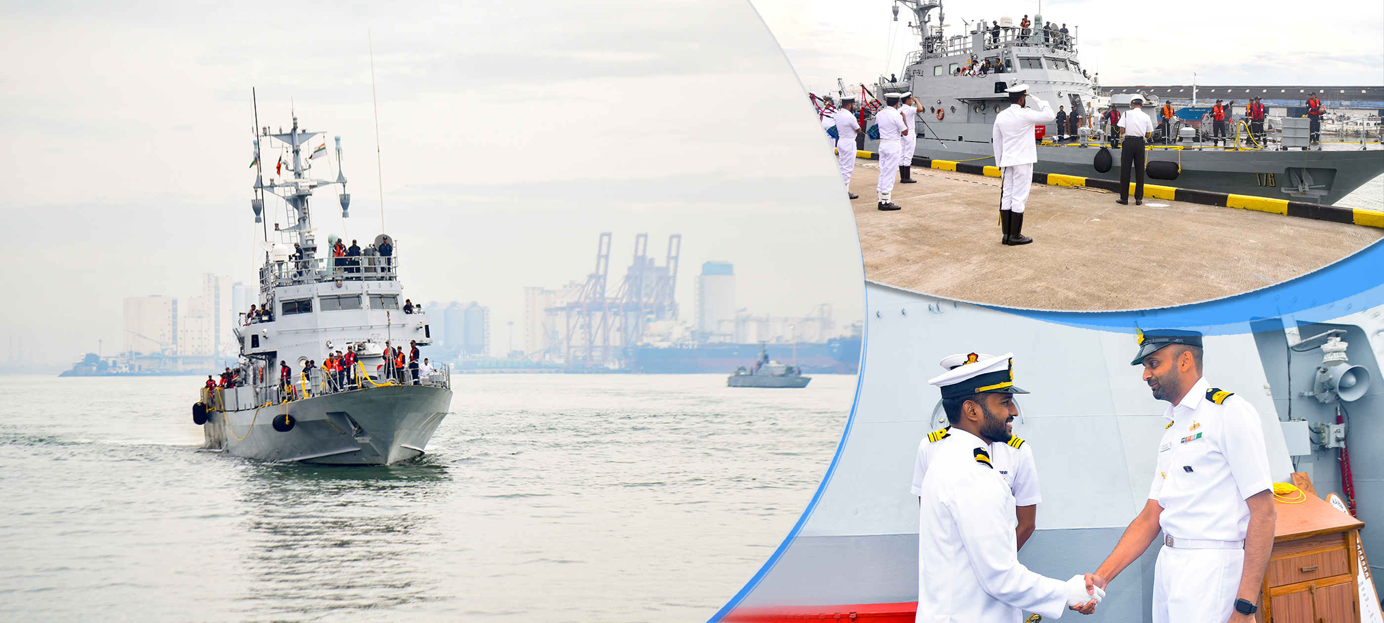 INS Kabra arrives in Colombo
