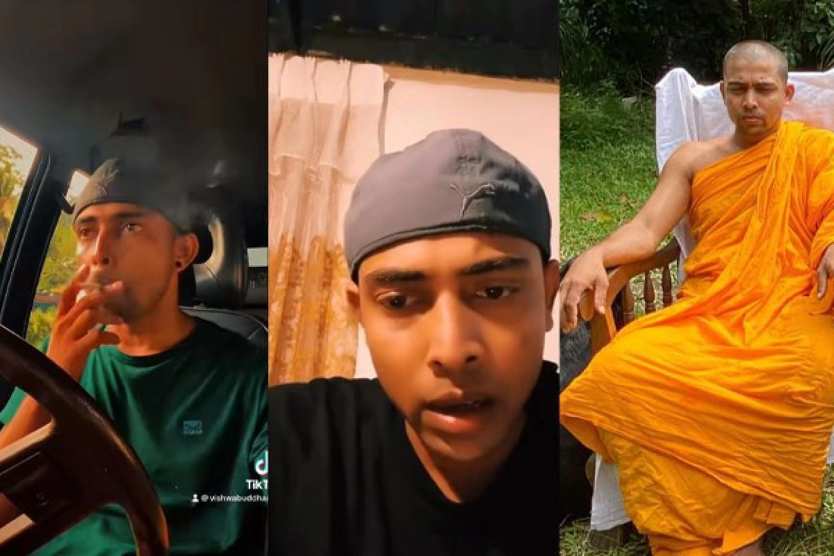 Controversial TikTok Monk “Vishwa Buddha” Arrested Again by CID for Alleged Insults to Buddhism