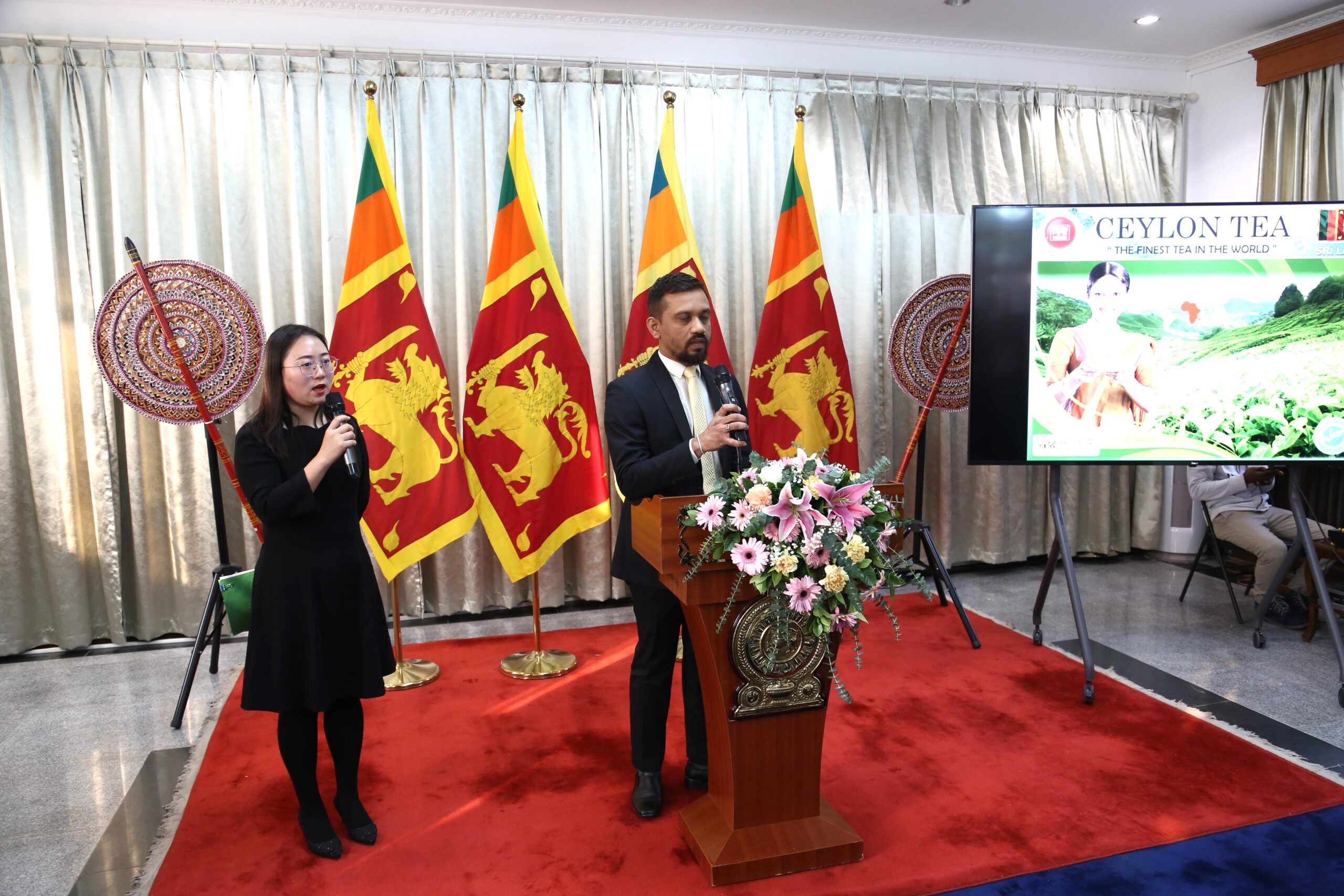 Sri Lanka Embassy in Beijing Hosts a Tea and Tourism Promotion Networking Event