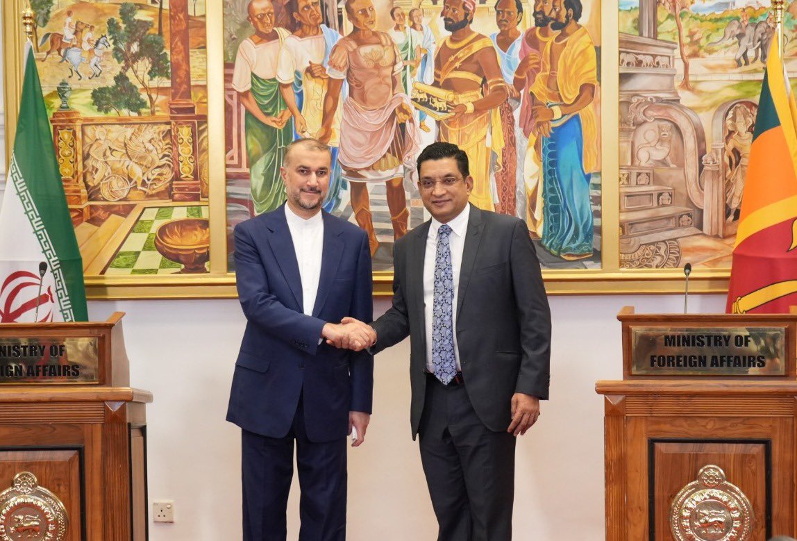 Iranian Foreign Minister Dr. Abdollahian concludes official Visit to Sri Lanka