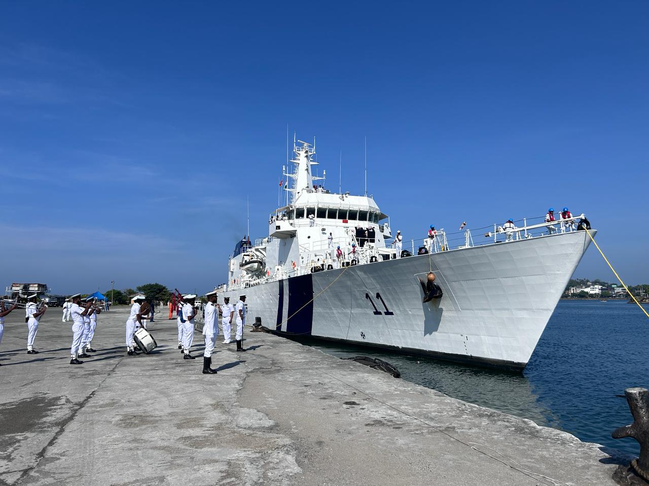 INDIAN COAST GUARD SHIPS VISIT TO GALLE & COLOMBO