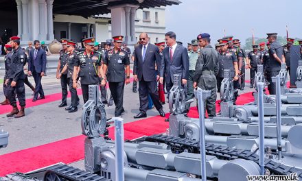 Special Explosive Ordnance Disposal Equipment under Chinese Grant Delivered to Army