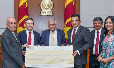 Sri Lanka donates USD 1 million to aid children in Gaza