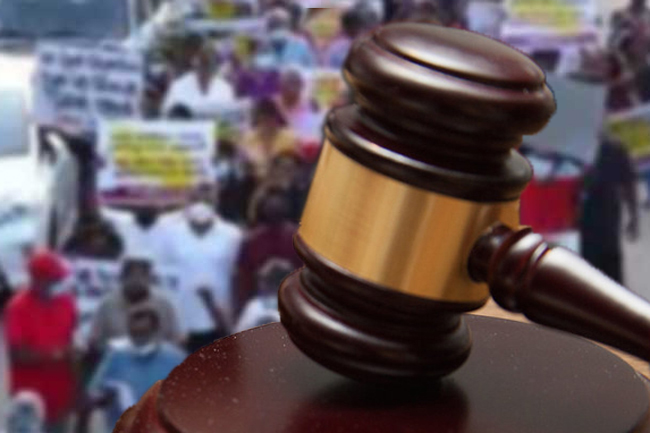 Strike Protest Court Order