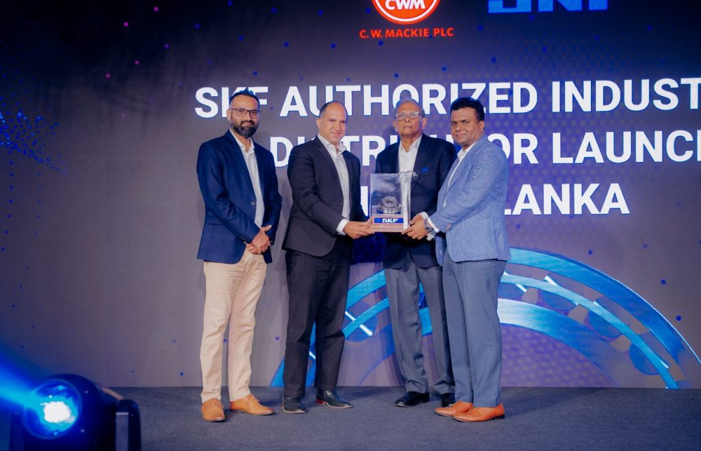 C.W. Mackie PLC Forms Strategic Partnership with SKF the World’s Largest Bearing Manufacturer as Its Authorised Distributor in Sri Lanka